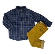 Conjunto camisa y pantalón Zara T. 18-24M