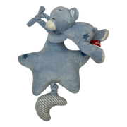 Estrella musical colgante celeste con osito