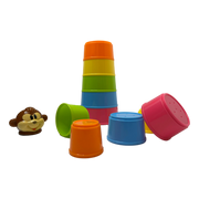 Juguete de encastre de plástico