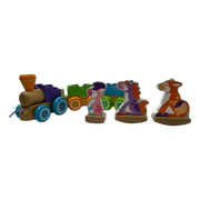 Trencito de arrastre de madera