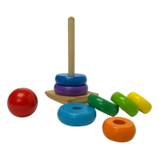 Juguete de encastre de madera