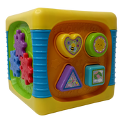 Cubo de actividades con luces y sonidos