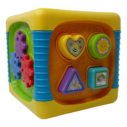 Cubo de actividades con luces y sonidos