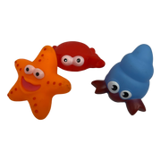 Formitas marinas de goma para el agua