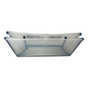 Bañito plegable transparente y azul Stokke Flexi Bath