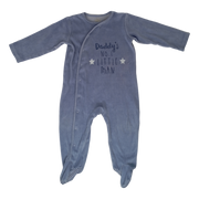 Pijama plush celeste T. 1A