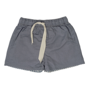 Short celeste a cuadros chiquitos con forro T. 1A