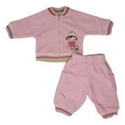 Conjunto jogging polar rosa