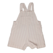 Enterito lino blanco rayas rojas