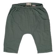 Pantalón mini a cuadros verde y azul
