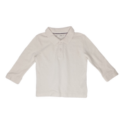 Camisa ML tipo polo blanca