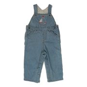 Enterito de jean con barco bordado