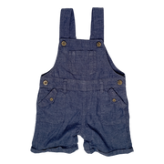 Enterito corto azul piedra lino