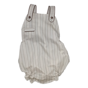 Ranita blanca a rayas tela camisera