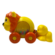 Juguete de arrastre león y leoncito