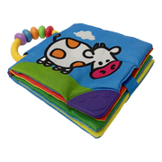 Libro de tela con diferentes texturas